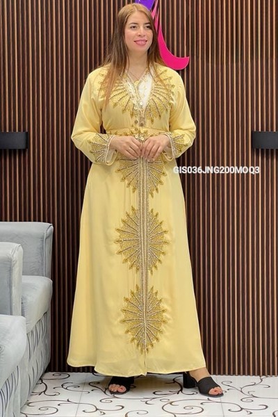 (MOQ 3 PCS) Yusra Kaftan