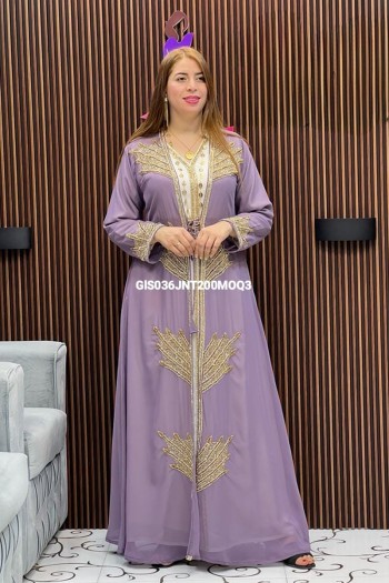 (MOQ 3 PCS) Yamna Kaftan