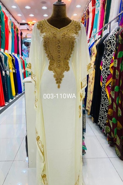 (MOQ 3 PCS) Unaiza Kaftan