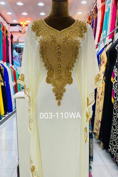 (MOQ 3 PCS) Unaiza Kaftan