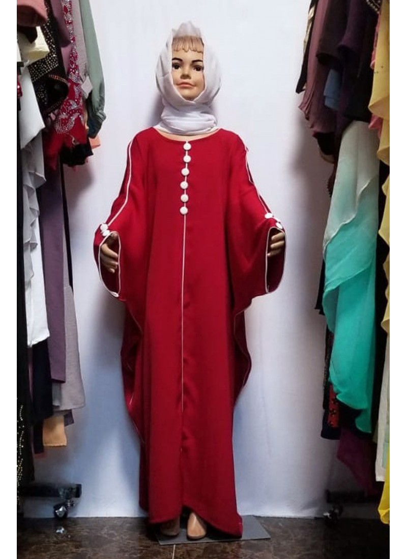 (MOQ 12 PCS) Hanin Kids Abaya