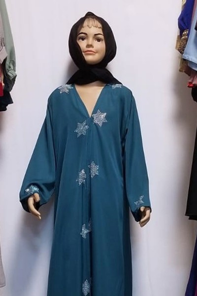 (MOQ 12 PCS) Haifa Kids Abaya