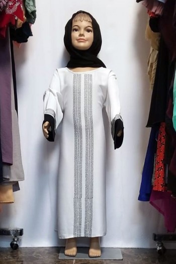 (MOQ 12 PCS) Haida Kids Abaya