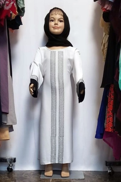 (MOQ 12 PCS) Haida Kids Abaya