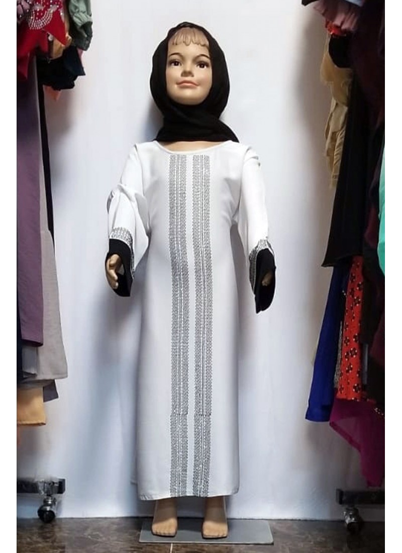 (MOQ 12 PCS) Haida Kids Abaya