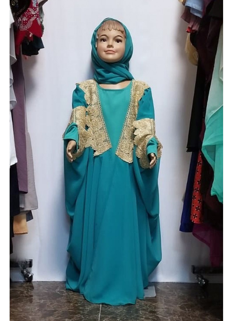 (MOQ 12 PCS) Hiyam Kids Abaya