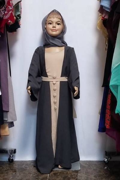 (MOQ 12 PCS) Hayam Kids Abaya