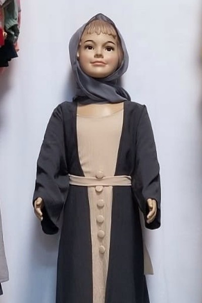 (MOQ 12 PCS) Hayam Kids Abaya