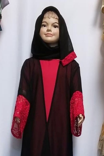 (MOQ 12 PCS) Hayfa Kids Abaya