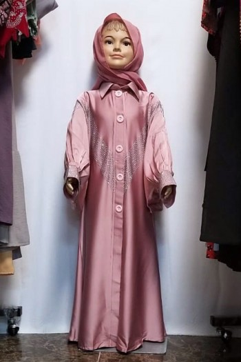 (MOQ 12 PCS) Halia Kids Abaya