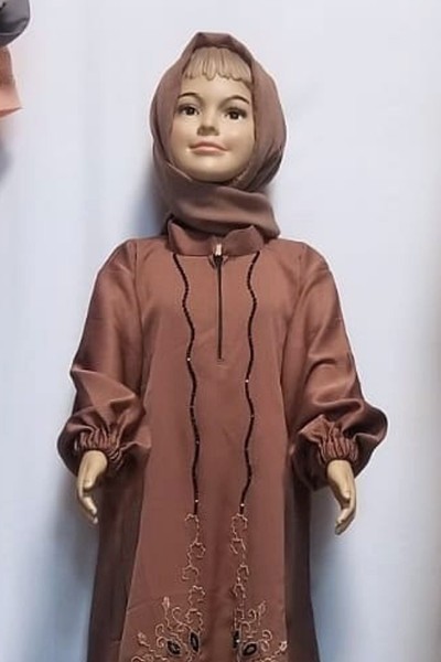 (MOQ 12 PCS) Hatima Kids Abaya