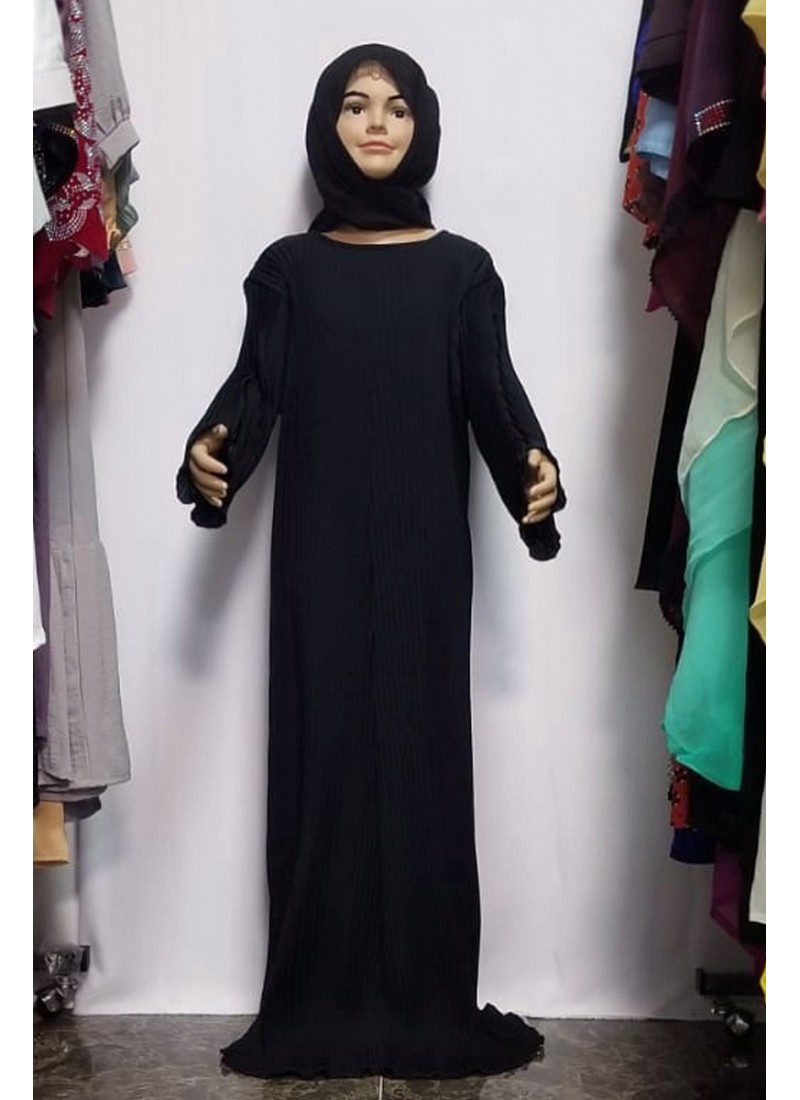 (MOQ 12 PCS) Hajna Kids Abaya