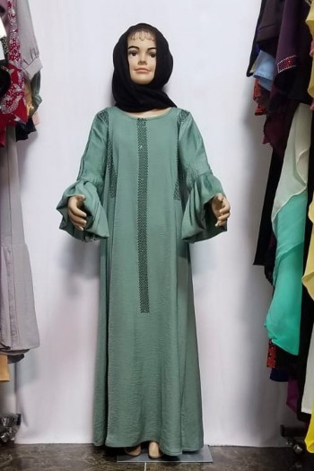 (MOQ 12 PCS) Hafia Kids Abaya