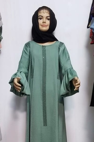 (MOQ 12 PCS) Hafia Kids Abaya