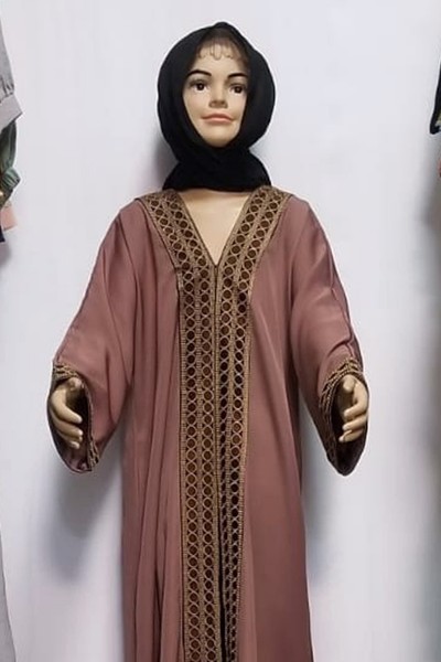 (MOQ 12 PCS) Eshal Kids Abaya