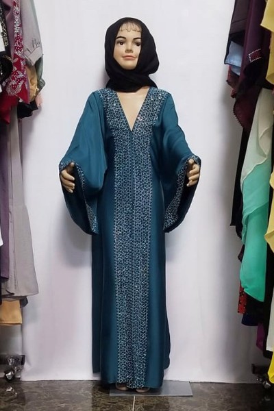 (MOQ 12 PCS) Elnaz Kids Abaya