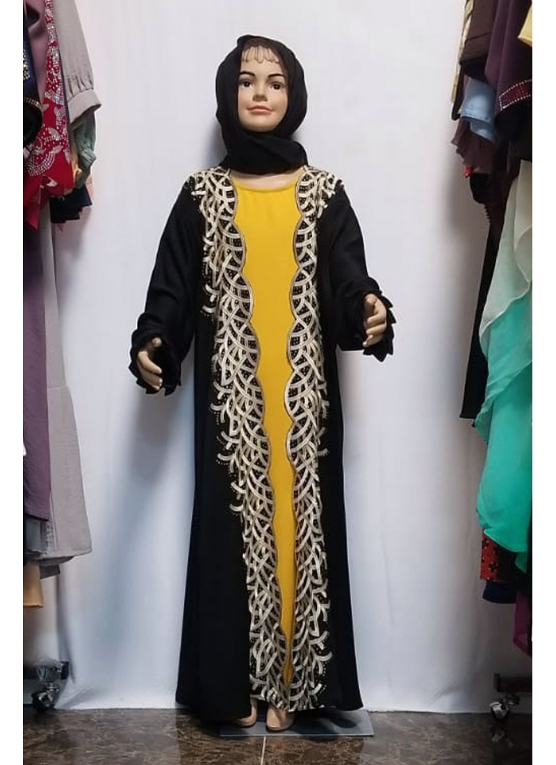 (MOQ 12 PCS) Enaya Kids Abaya