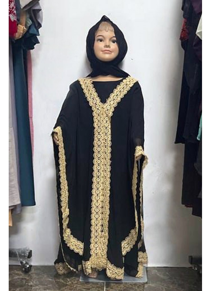 (MOQ 12 PCS) Faiqa Kids Abaya