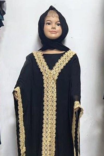 (MOQ 12 PCS) Faiqa Kids Abaya