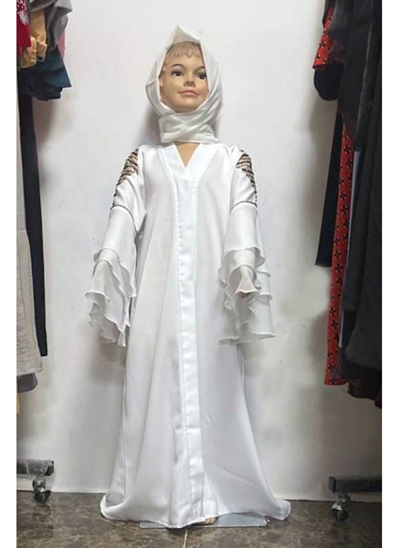 (MOQ 12 PCS) Funa Kids Abaya