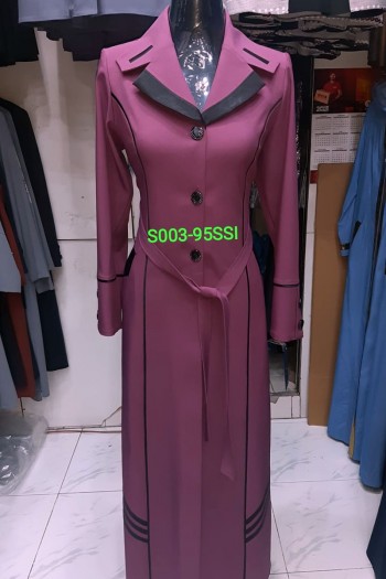 (MOQ 3 PCS) Amena Abaya Coat