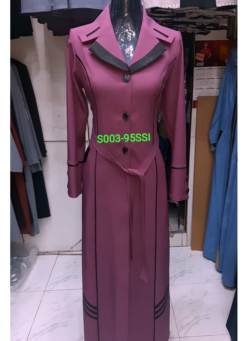 (MOQ 3 PCS) Amena Abaya Coat