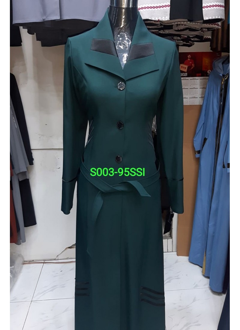 (MOQ 3 PCS) Aadila Abaya Coat