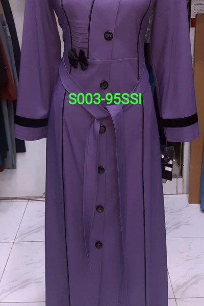 (MOQ 3 PCS) Aadina Abaya Coat