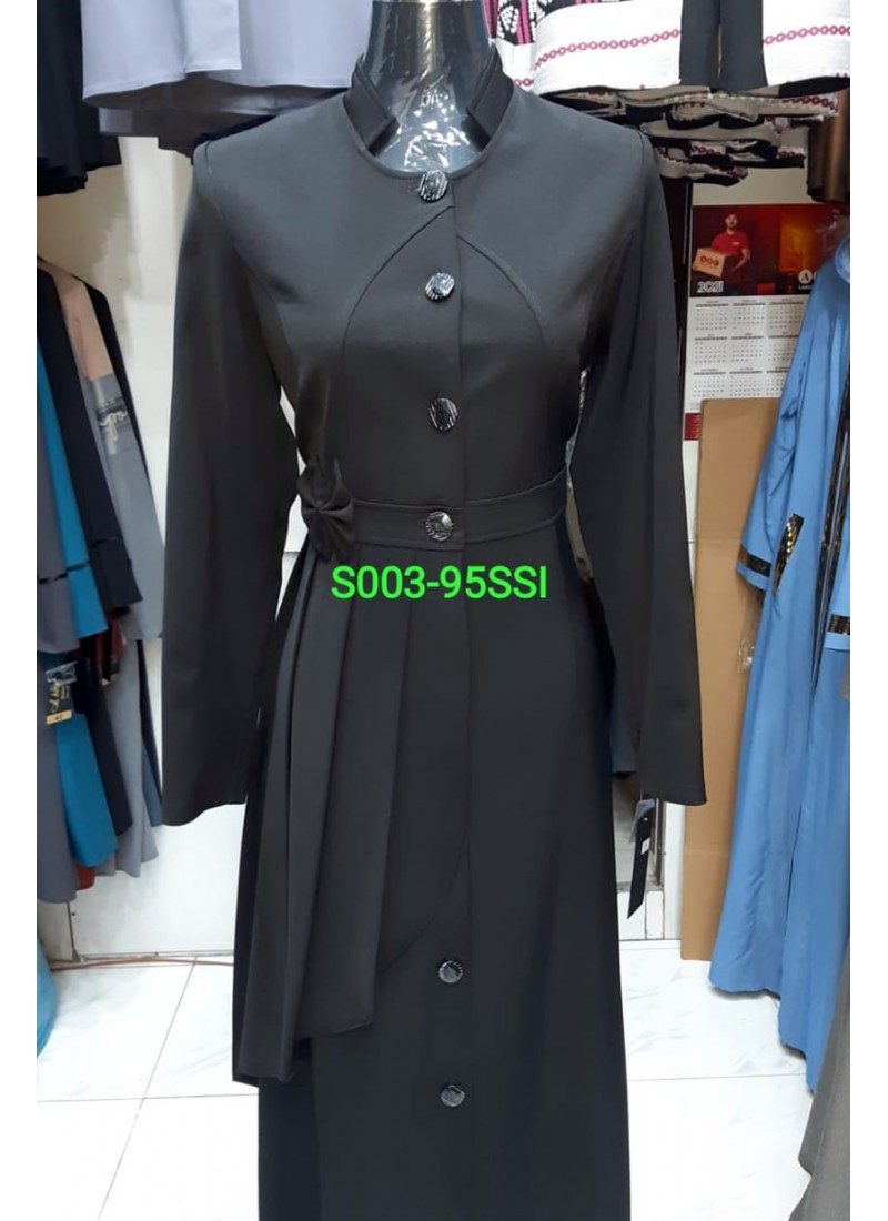 (MOQ 3 PCS) Aamanee Abaya Coat