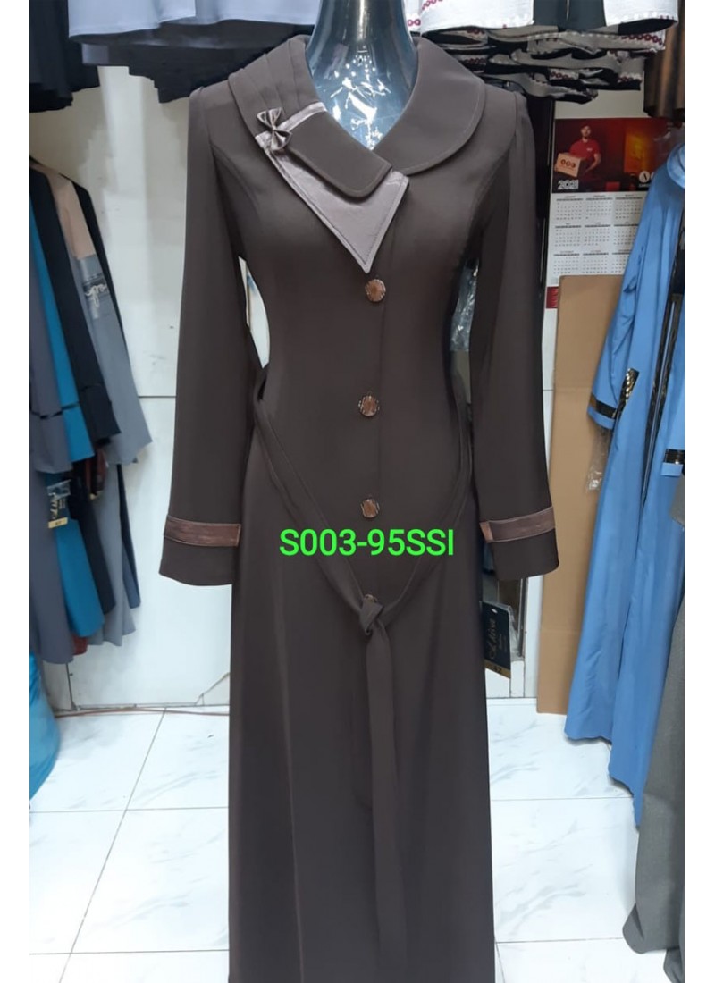 (MOQ 3 PCS) Abaasa Abaya Coat