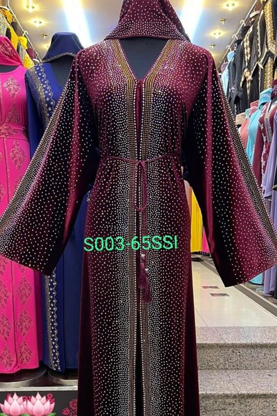 Elegant Stones work Abaya 