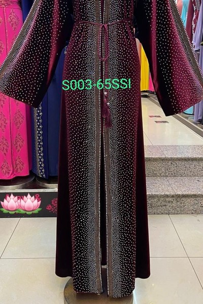 Elegant Stones work Abaya 