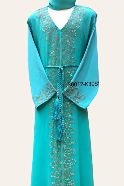 (MOQ 12 PCS) Yamna Kids Abaya