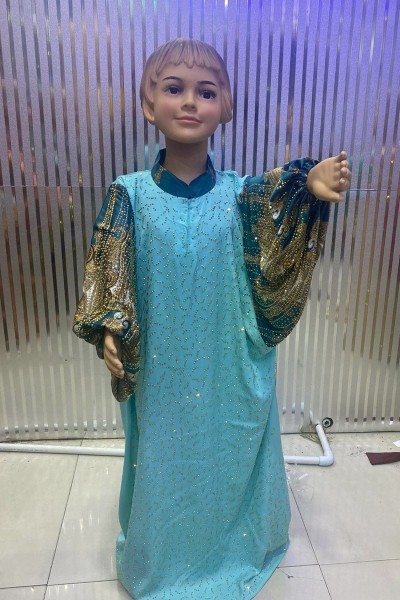 (MOQ 6 PCS) Basil Kid's Abaya