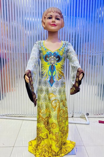 (MOQ 6 PCS) Taebba Kids Abaya