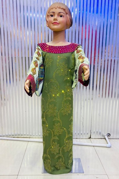 (MOQ 6 PCS) Sameya Kids Abaya