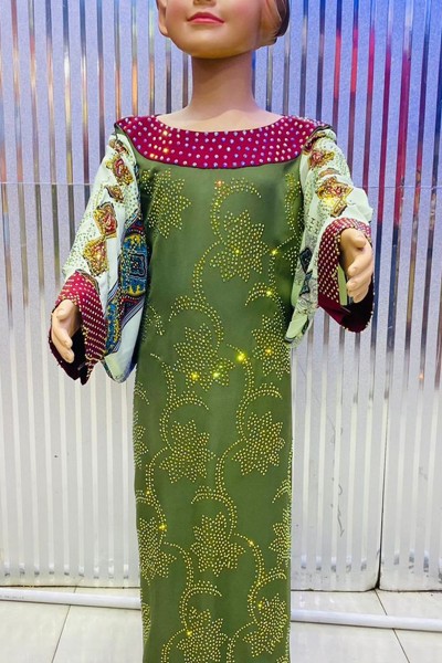 (MOQ 6 PCS) Sameya Kids Abaya