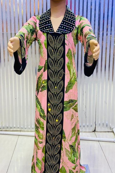 (MOQ 6 PCS) Sanfa Kids Abaya