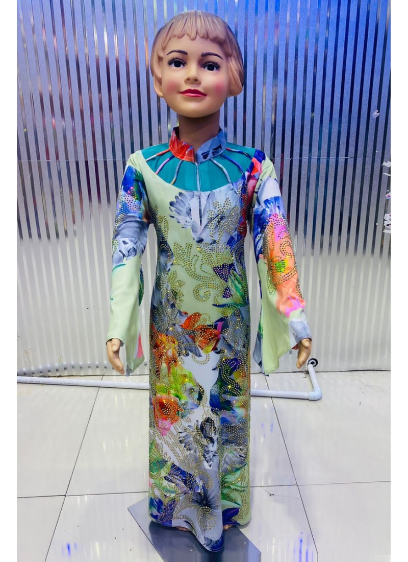 (MOQ 6 PCS) Sarya Kids Abaya