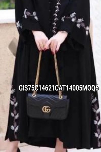 (MOQ 6 PCS) Saadet Emb Abaya