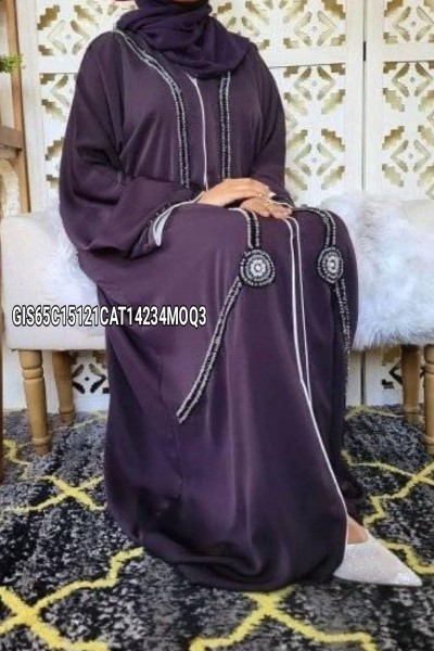 (MOQ 3 PCS) Nusaiba Abaya