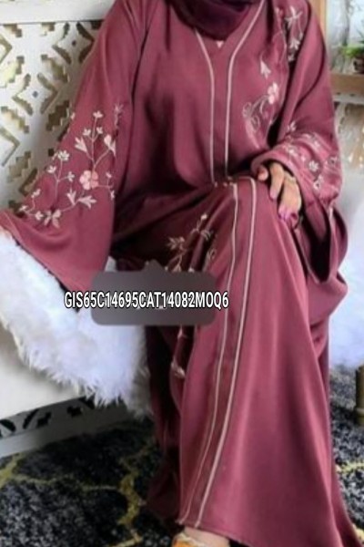 (MOQ 6 PCS) Nagiba Abaya