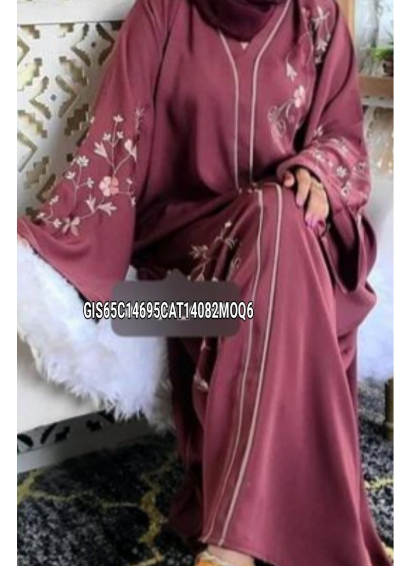 (MOQ 6 PCS) Nagiba Abaya