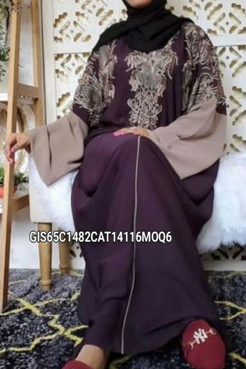 (MOQ 6 PCS) Nashrah Abaya