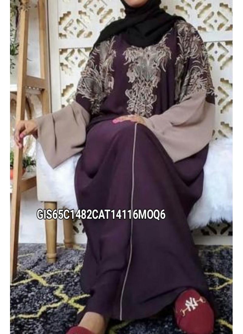 (MOQ 6 PCS) Nashrah Abaya