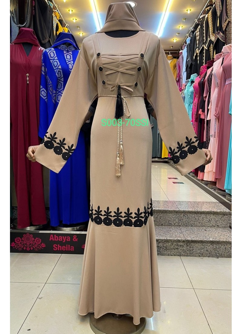 (MOQ 3 PCS) Mehek Abaya