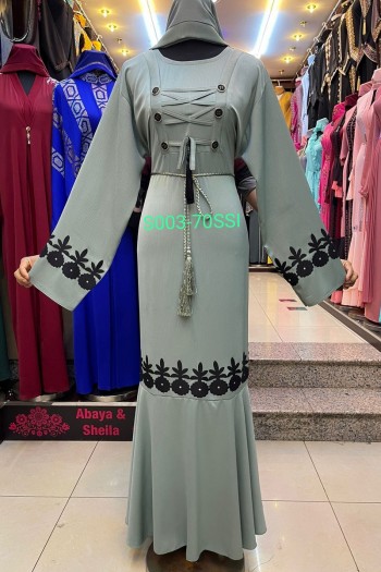 (MOQ 3 PCS) Mehera Abaya