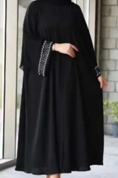 (MOQ 6 PCS) Fanan Emb Abaya