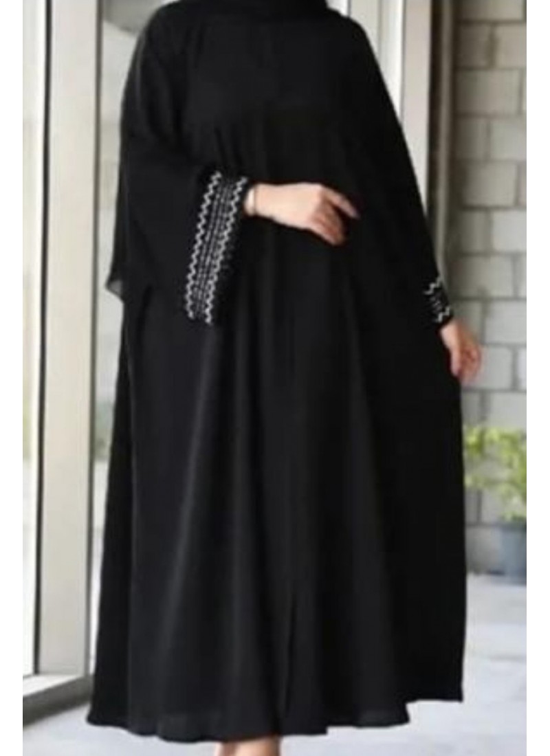 (MOQ 6 PCS) Fanan Emb Abaya