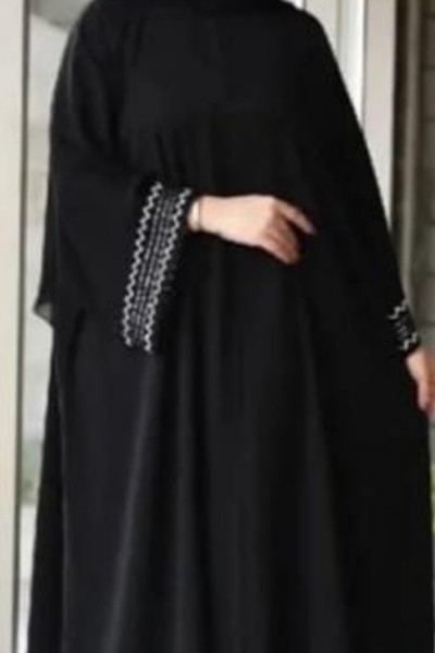 (MOQ 6 PCS) Fanan Emb Abaya